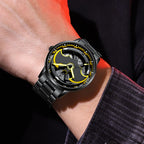 Quartz Watch for Men with 360° Rotation Batman Mod with Night Glow